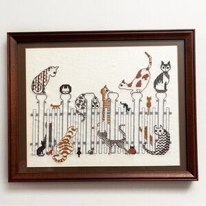 Vintage Cat Cross stitch